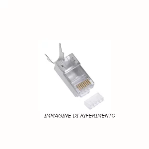 Shielded RJ45 plug Cat 6A for 8 mm cable - high quality