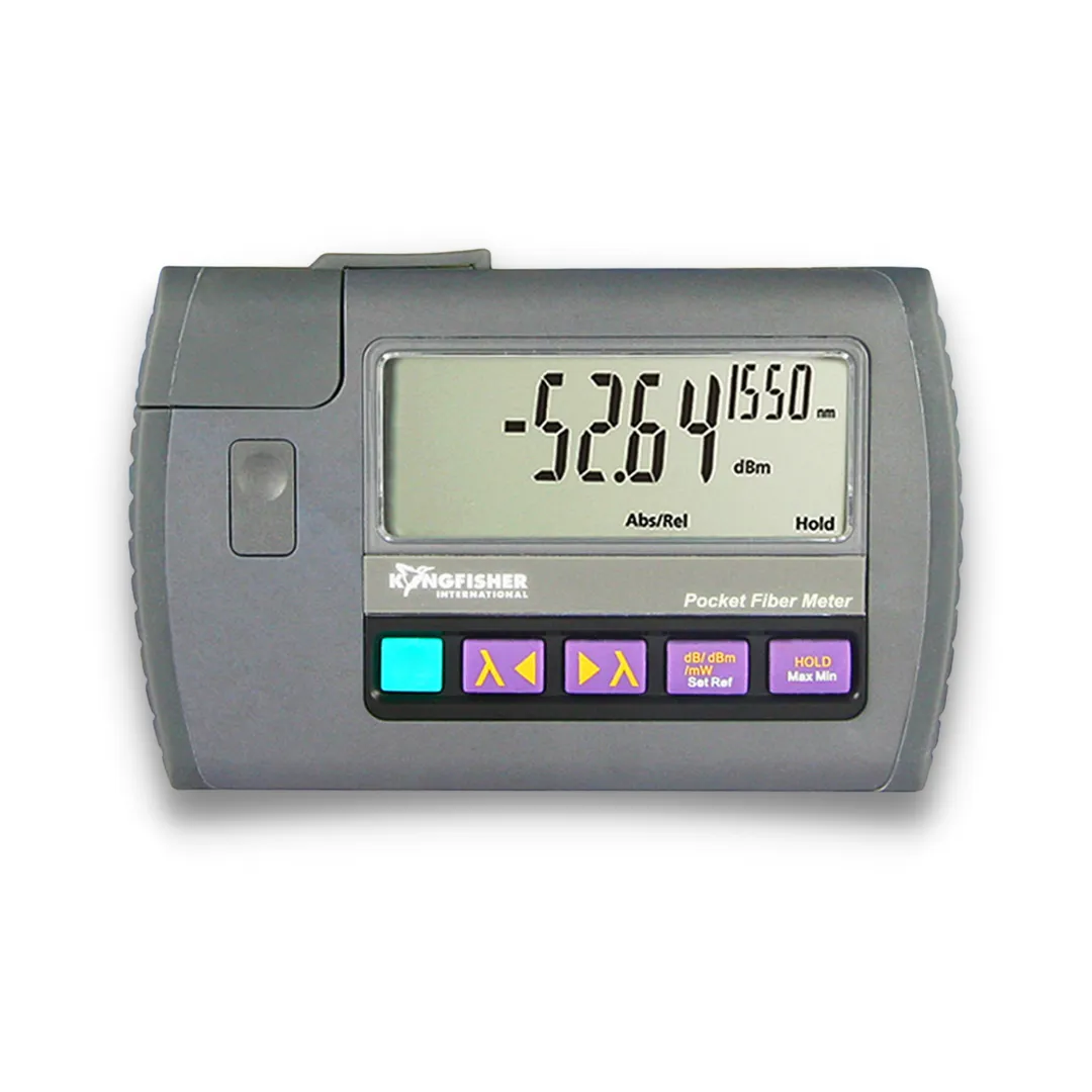 Power meter pour fibre optique monomode et multimode Kingfisher KI9600A-Ge
