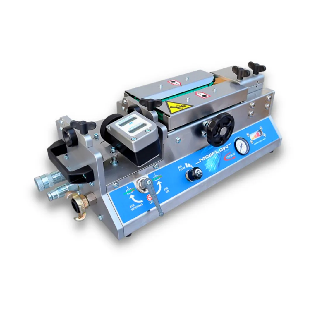 Fremco Miniflow Rapid, machine à souffler les câbles en fibre optique