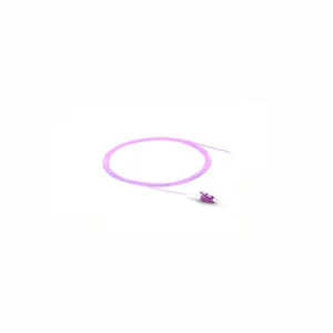 Pigtail for fiber optic LC/PC 50/125 OM4 purple 2 meters