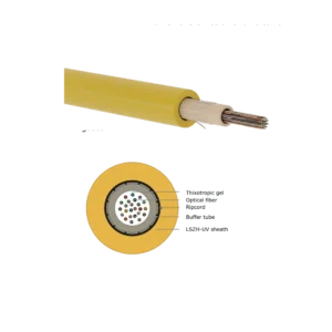 cavo ottico monotubo loose, armatura dielettrica, guaina LSZH, B2ca